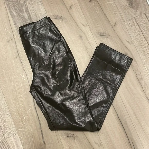 ARITZIA wilfred shiny leather pants - Picture 2 of 3